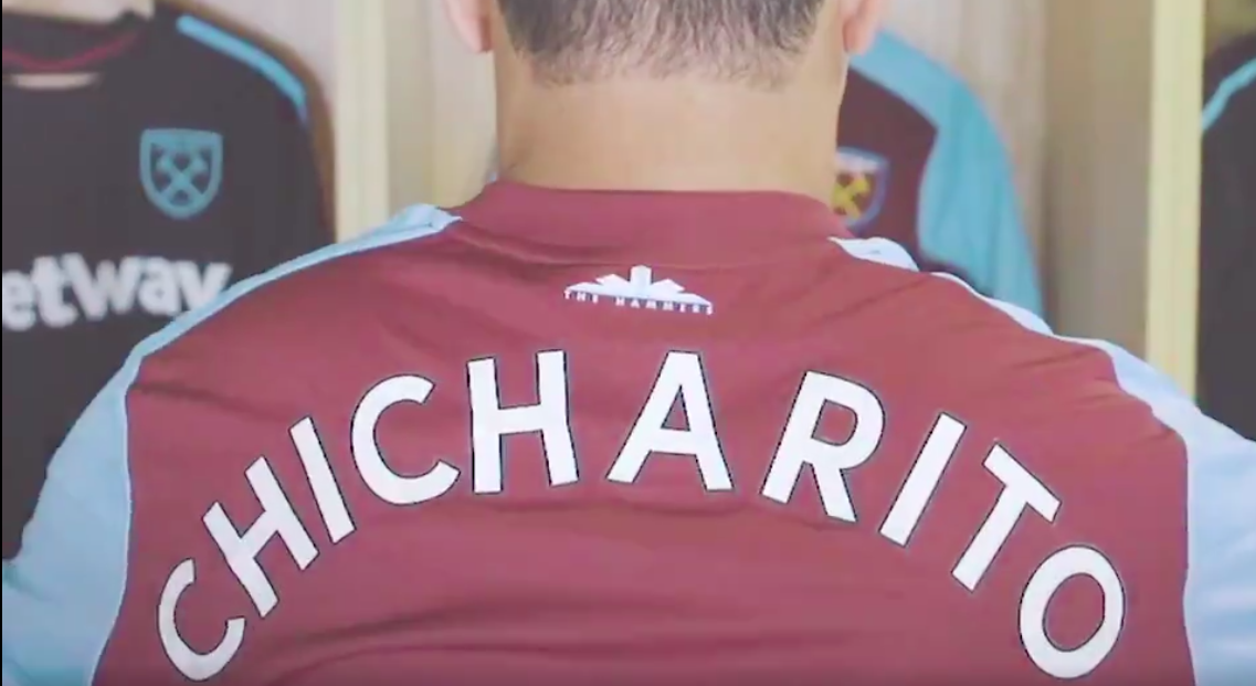 #Video Presentan a Chicharito en el West Ham