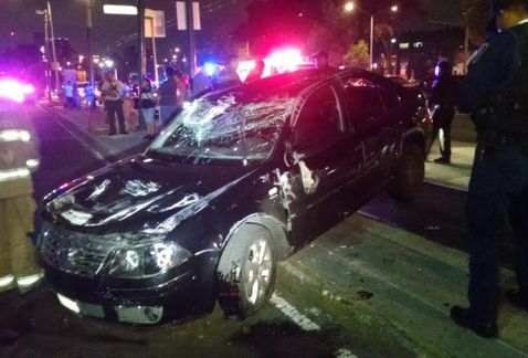 Choque deja una menor lesionada en Paseo de la Reforma