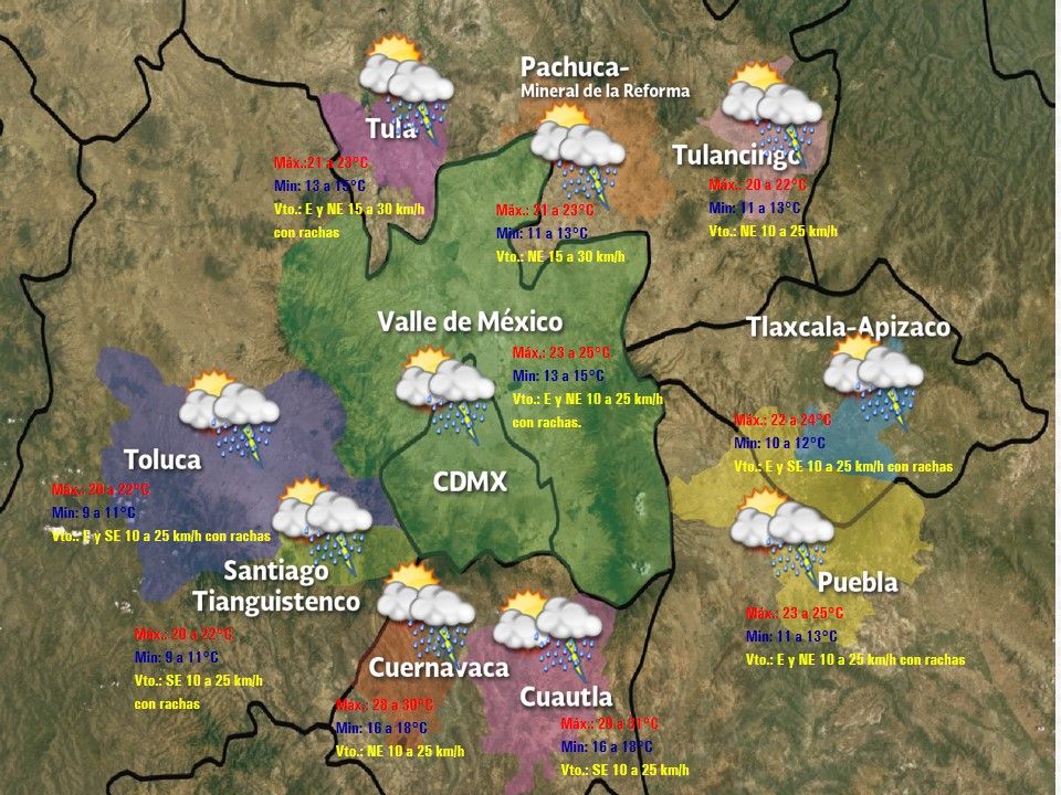 Pronostican tormentas y caída de granizo en el Valle de México - clima-5-julio-cdmx1