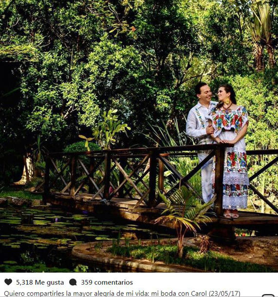 Cristian Castro lamenta separación tras casi un mes de su boda - cristian-castro-boda