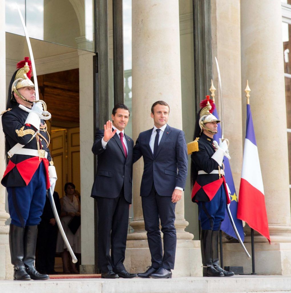 Enrique Peña Nieto se reúne con Emmanuel Macron - encuentro-peña-macron-1020x1024