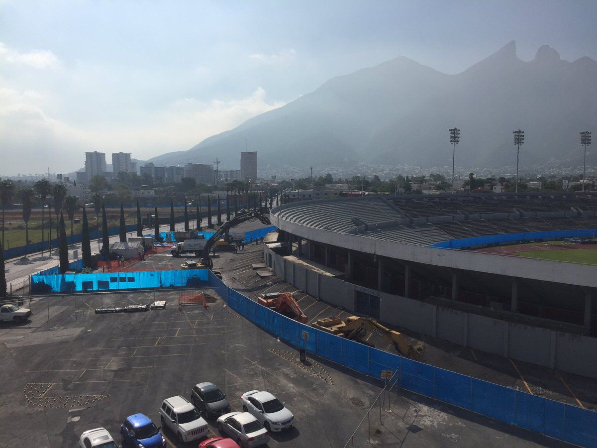 Comienza la demolición del Estadio Tecnológico