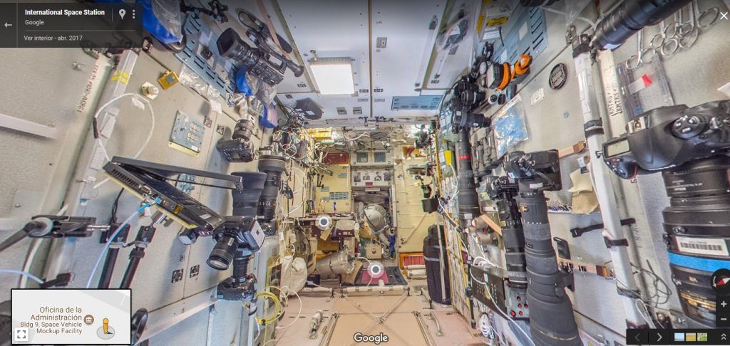 Google Street View permite recorrer la Estación Espacial Internacional - google-street-iss-1024x486