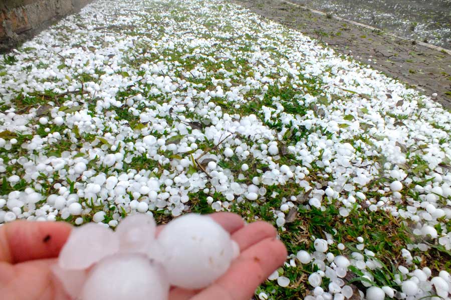 #Video Granizada masiva en España