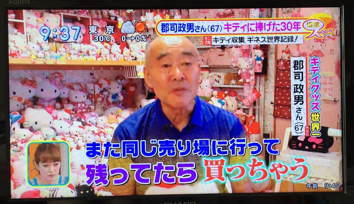 Expolicía de Japón tiene la colección de Hello Kitty más grande del mundo - hello-kitty