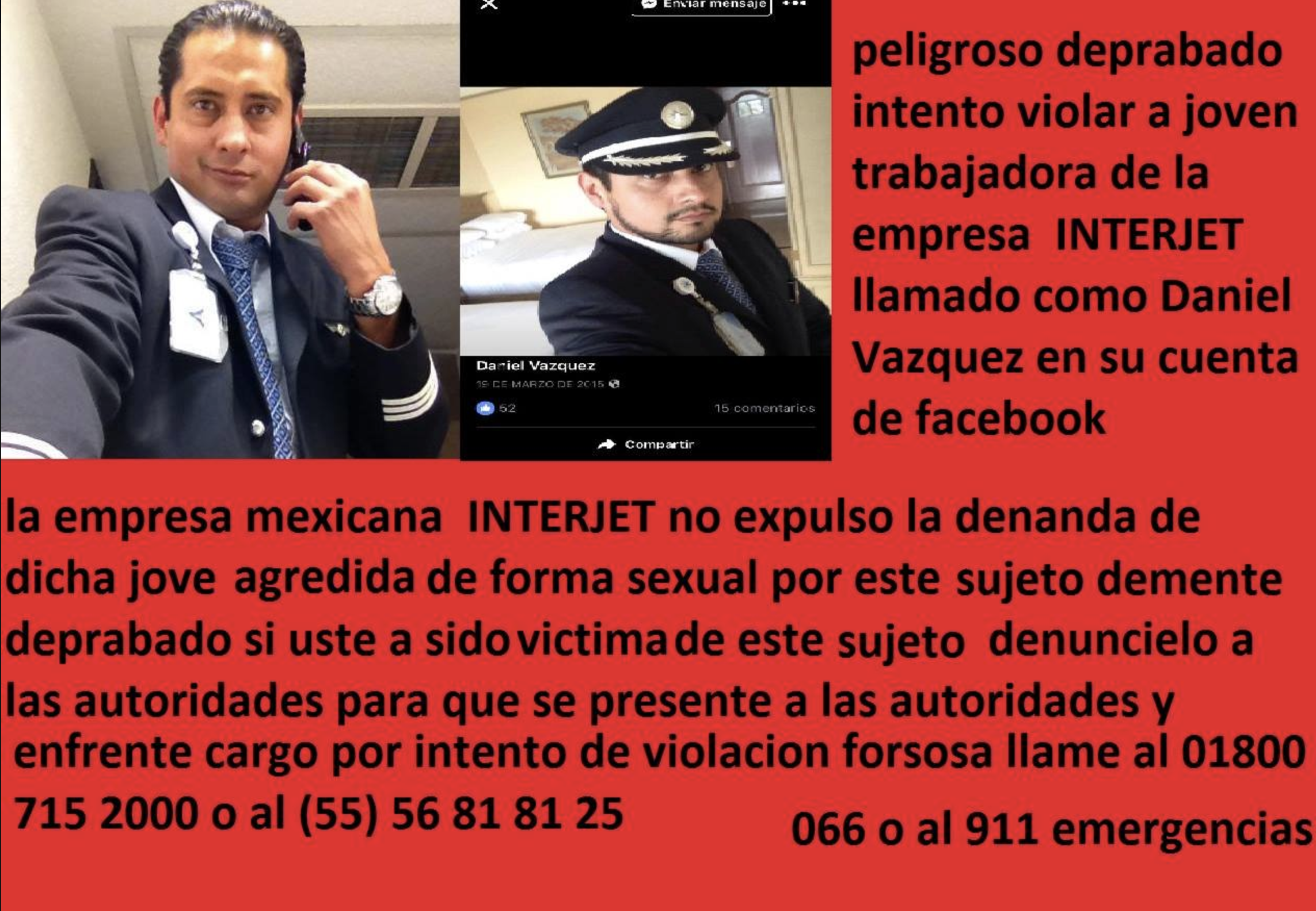 #Video Sobrecargo de Interjet denuncia a piloto por intento de violación - interjet-2