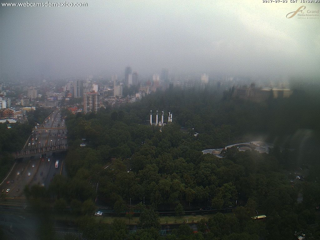 Lluvia fuerte en al menos ocho delegaciones de la Ciudad de México