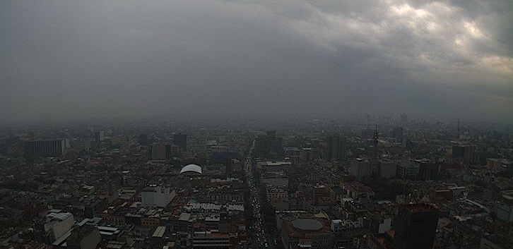 Fuertes lluvias en el Valle de México