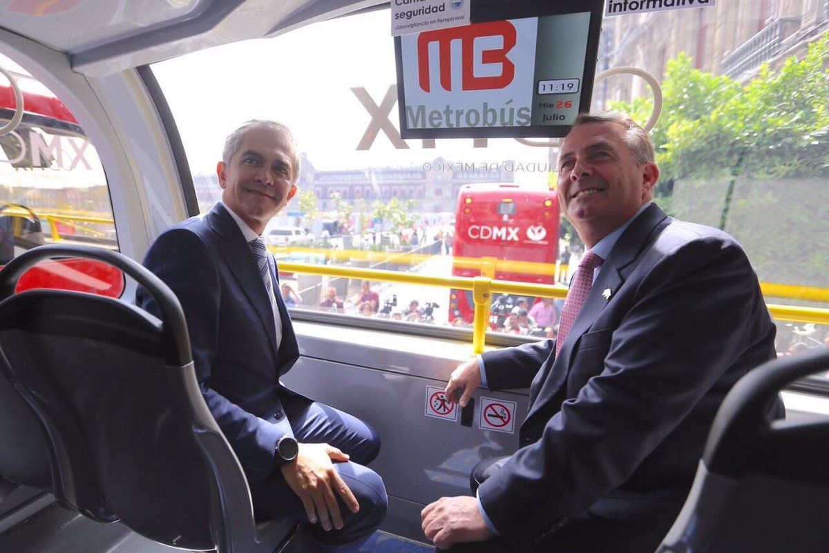 Presentan autobuses para la Línea 7 del Metrobús - metrobus