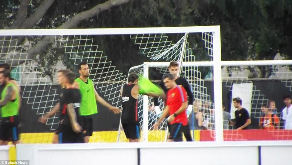 #Video Neymar abandona entrenamiento con el Barça tras pelea - neymar-pelea-semedo