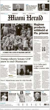 Osorio Chong y Trump en primeras planas del jueves - portadas-20-jul-miami-h