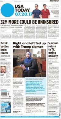 Osorio Chong y Trump en primeras planas del jueves - portadas-20-jul-usat