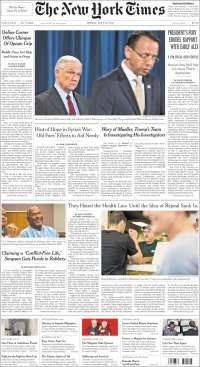 Tláhuac y OJ Simpson en primeras planas del viernes - portadas-21-jul-nyt