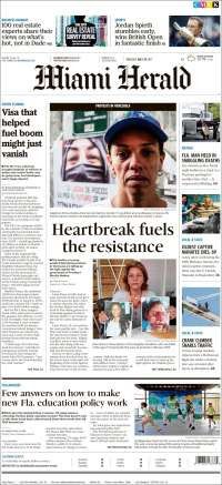 Texas, Duarte y Trump en primeras planas - portadas-24-jul-miami-h