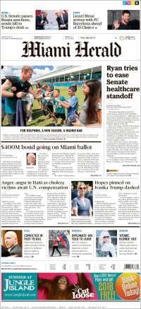 Delegado Tláhuac, TLC y Obamacare en primeras planas - portadas-28-jul-miami-h