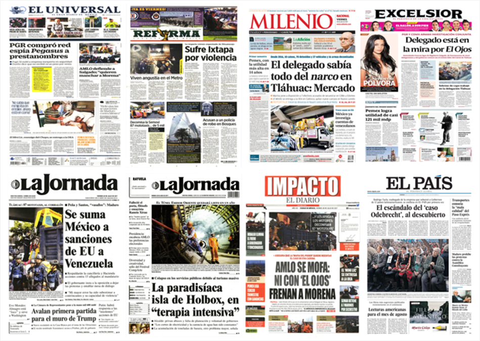 Delegado Tláhuac, TLC y Obamacare en primeras planas