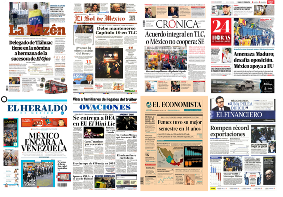 Delegado Tláhuac, TLC y Obamacare en primeras planas - portadas-28-jul1