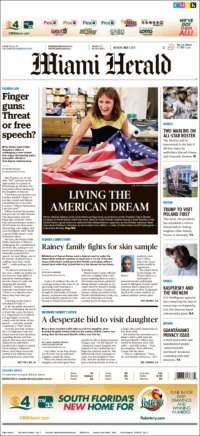 Mancera y Trump en primeras planas del lunes - portadas-3-jul-miami