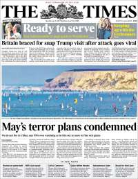 Mancera y Trump en primeras planas del lunes - portadas-3-jul-times