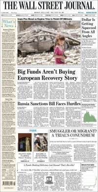 Mancera y Trump en primeras planas del lunes - portadas-3-jul-twsj