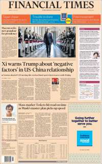 José Luis Cuevas y Macron en primeras planas - portadas-4-jul-financial