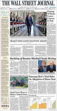 José Luis Cuevas y Macron en primeras planas - portadas-4-jul-twsj