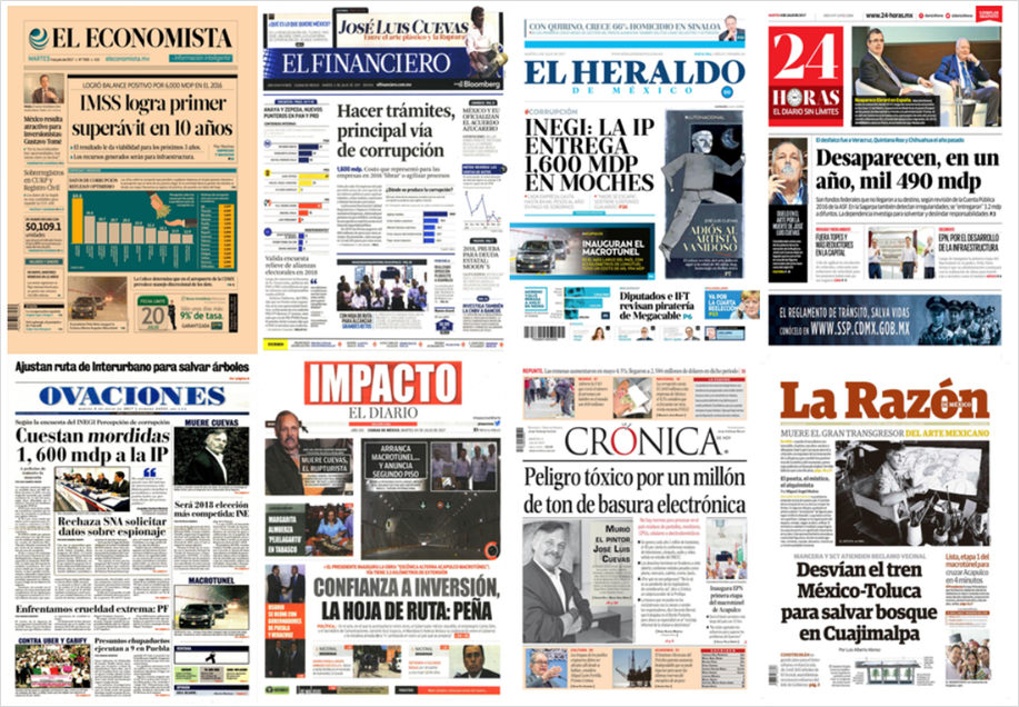 José Luis Cuevas y Macron en primeras planas - portadas-4-jul1