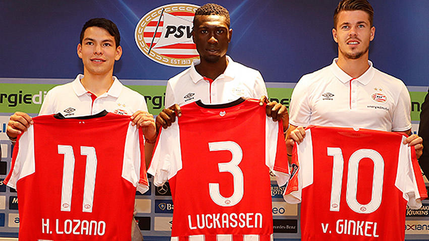 Presentan al ‘Chucky’ Lozano en el PSV