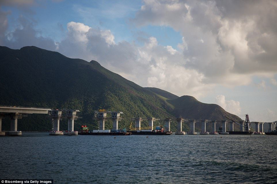Concluye la construcción del puente marítimo más largo del mundo - puente-4