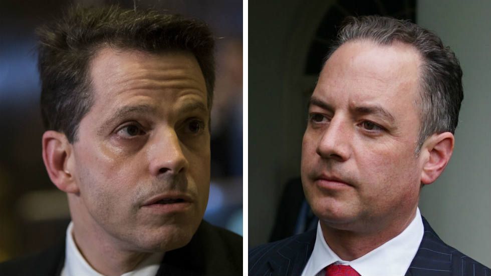 Scaramucci amenaza a funcionarios con tal de poner fin a filtraciones