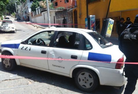 #Video Matan a taxista en Acapulco
