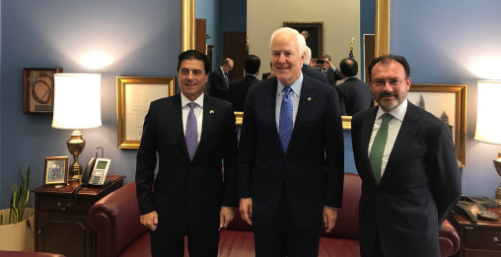 Luis Videgaray se reúne para renegociación del TLCAN