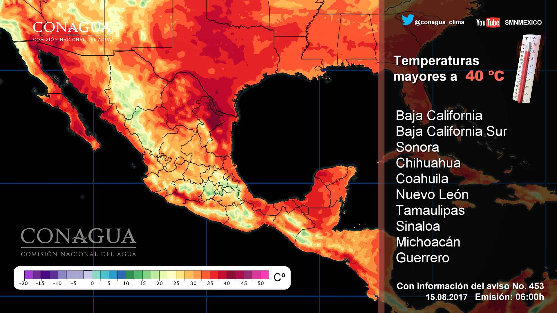 Onda cálida afectará al menos 10 estados del país - 1508