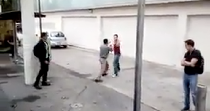 #Video: Choferes pelean a golpes en Guadalajara