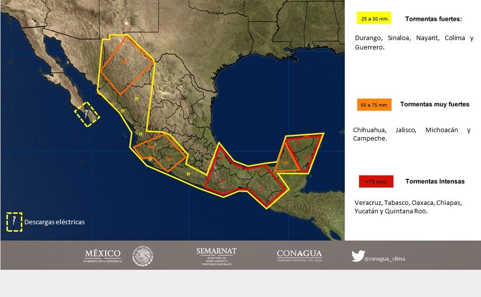 Se mantienen las altas temperaturas en varios estados del país - 2208-2