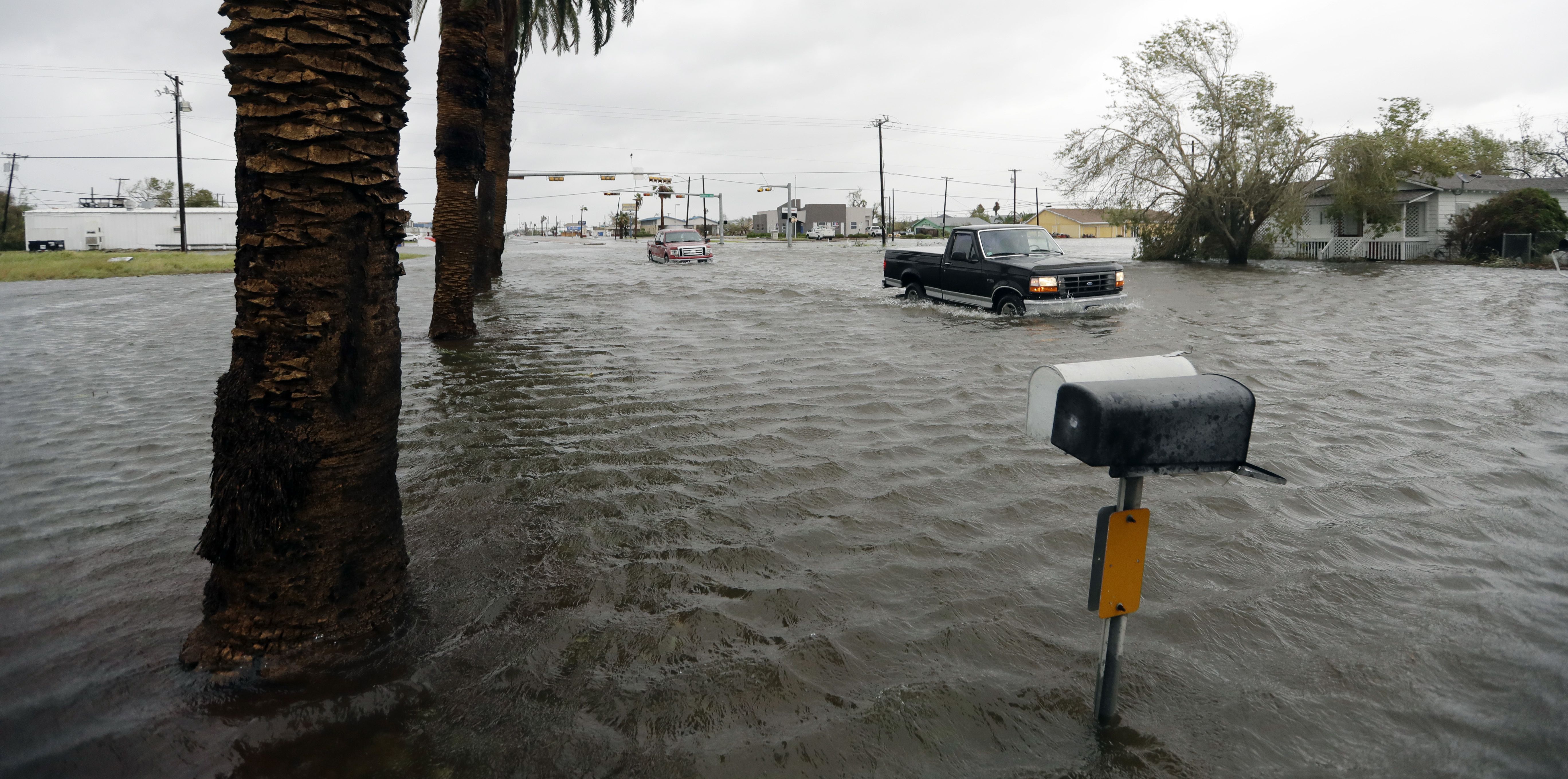 Harvey causa destrozos en Corpus Christi