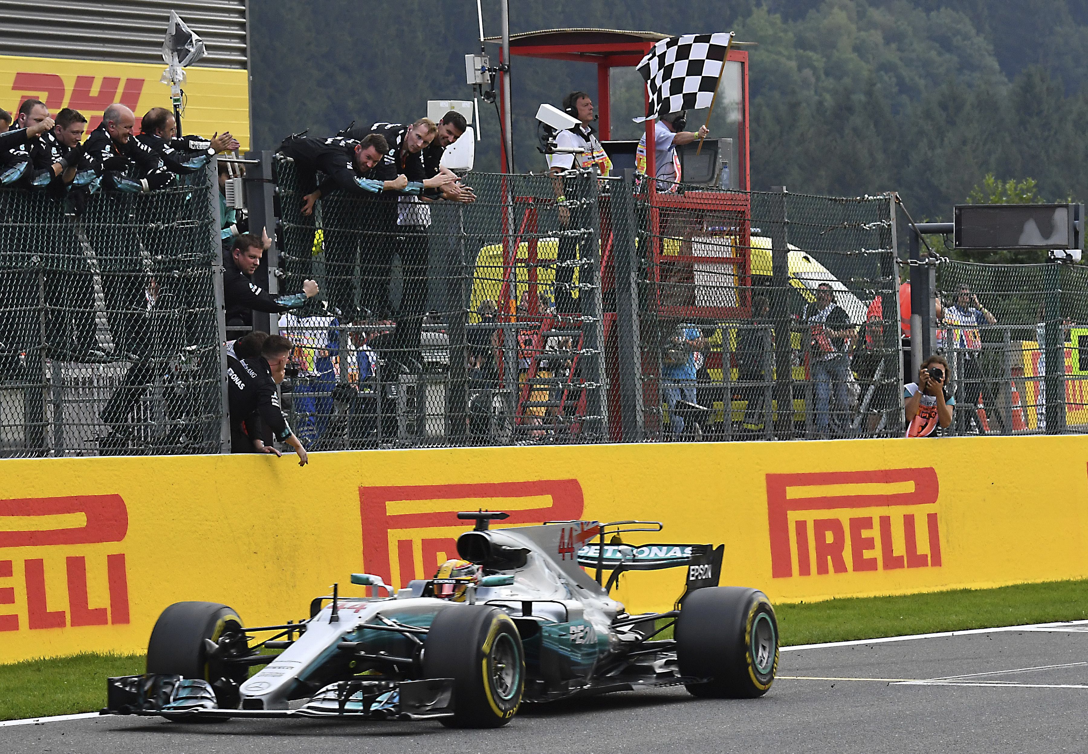 Lewis Hamilton gana el Gran Premio de Bélgica - AP17239495206791
