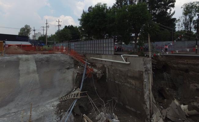 Suspenden obra tras colapso de barda en Azcapotzalco - Azcapotzalco-Foto-de-Protección-Civil