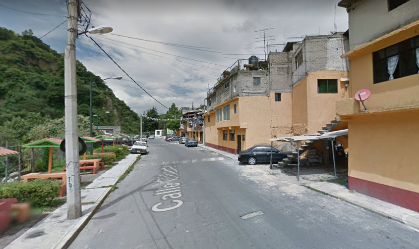 Robo a conductor de BMW provoca persecución y balacera en Álvaro Obregón - Calle-Cilantro-Captura-de-Google-Maps