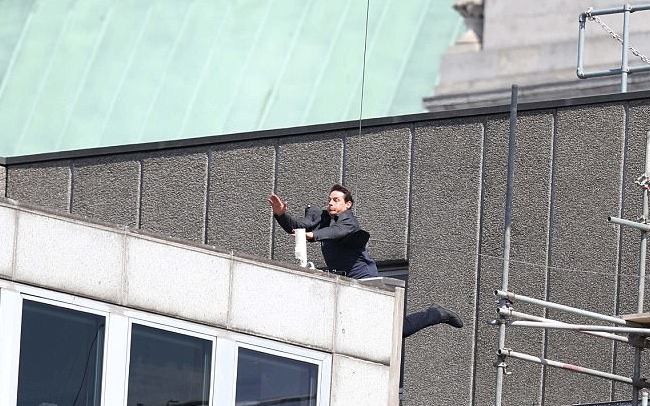 #Video Tom Cruise se lesiona durante rodaje de ‘Mission: Imposible 6’