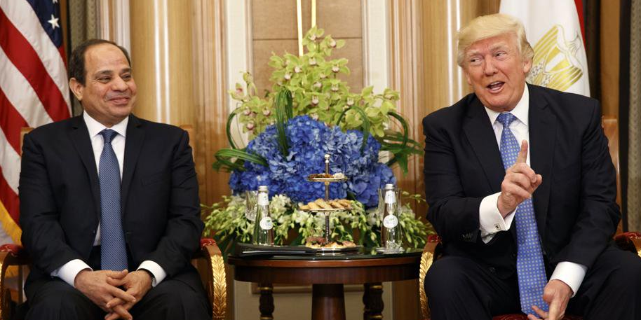 Trump reitera amistad con Egipto tras polémica
