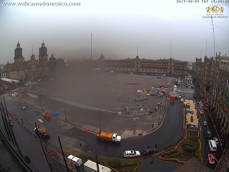 Siete delegaciones reciben lluvia en la Ciudad de México - DIGeRKnVoAAe5PU