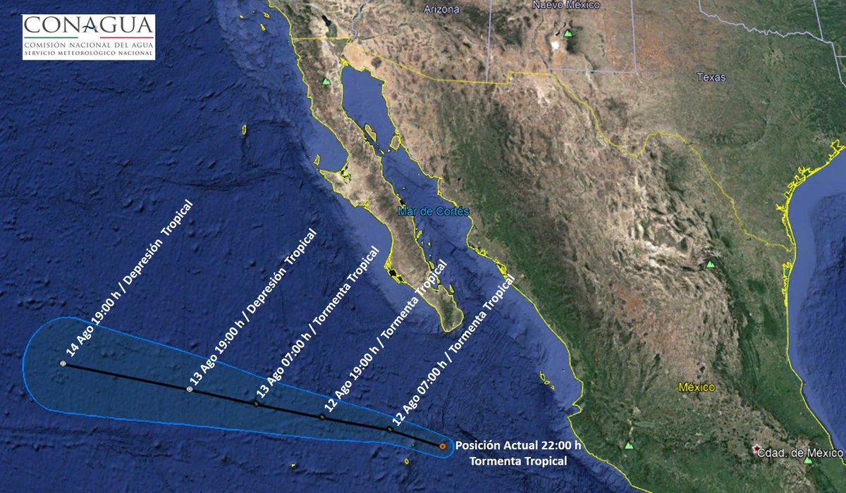 Se forma nueva tormenta tropical con remanentes de Franklin