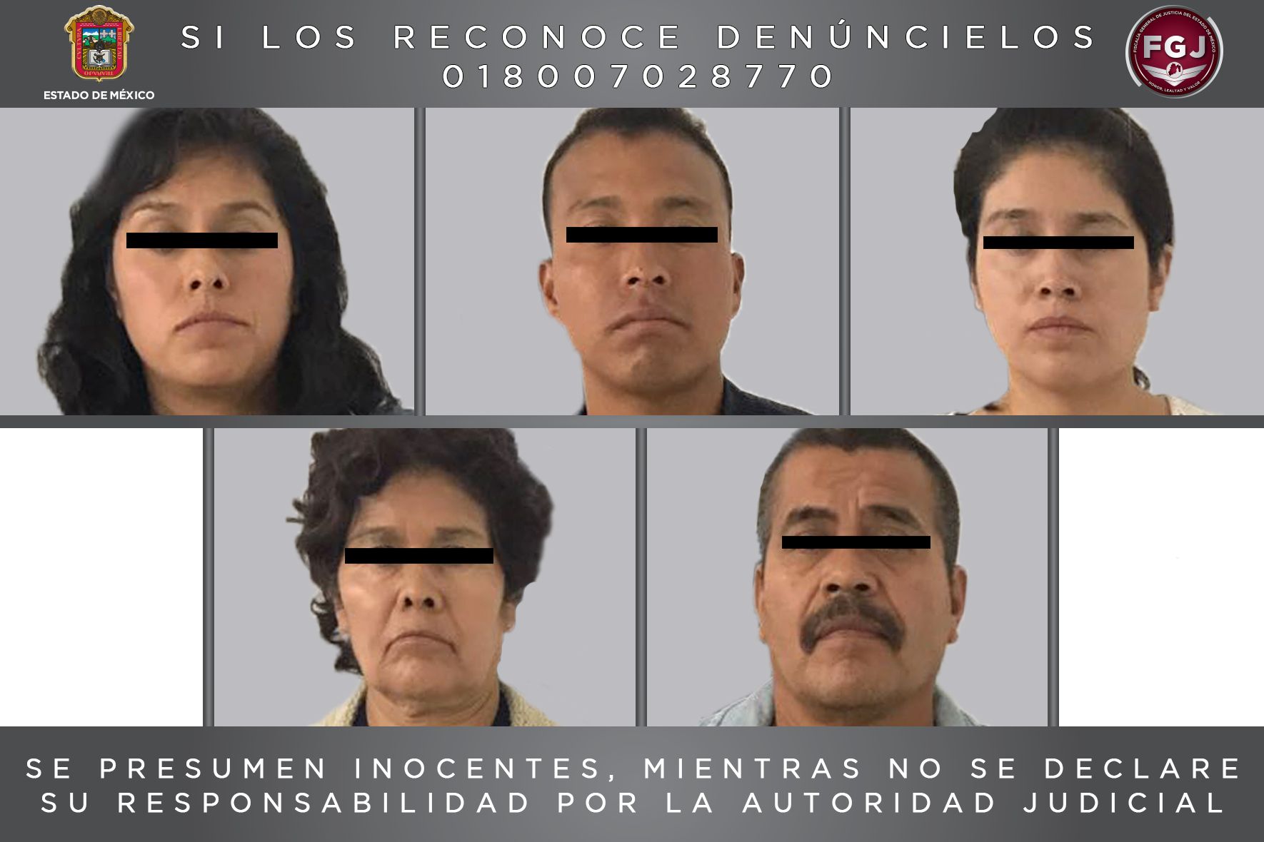 Rescatan a menor secuestrada y detienen a cinco en Chalco - Foto-de-FGJ-Edomex-3