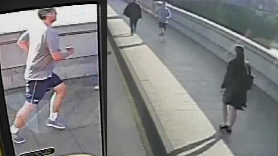 Detienen a corredor que empujó a mujer en Londres