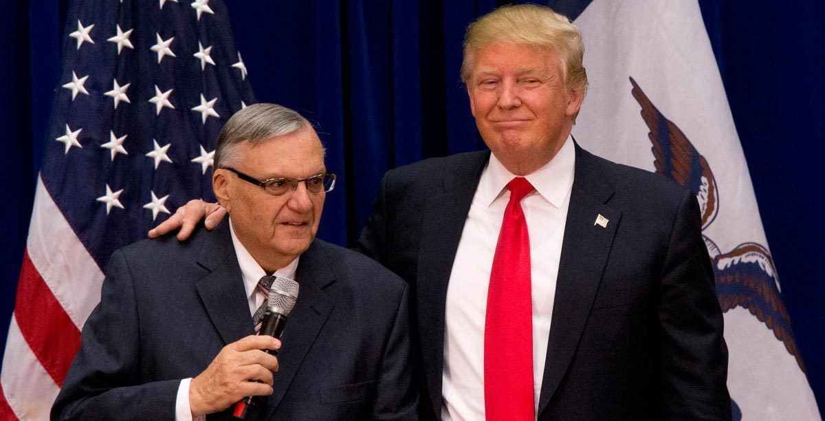 Descarta la Casa Blanca perdón a Arpaio durante visita de Trump