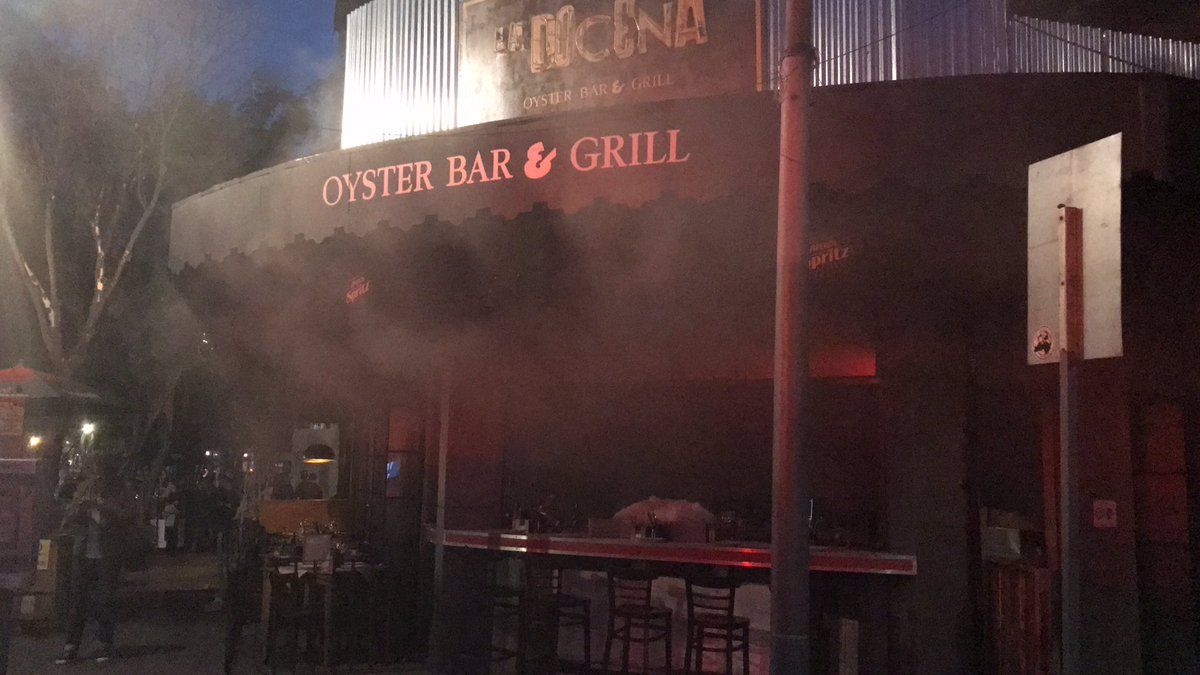 Se incendia restaurante en Roma Norte