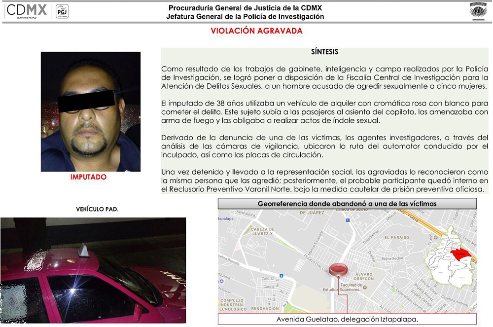 Detienen a presunto violador serial de Iztapalapa - Mampara-230817