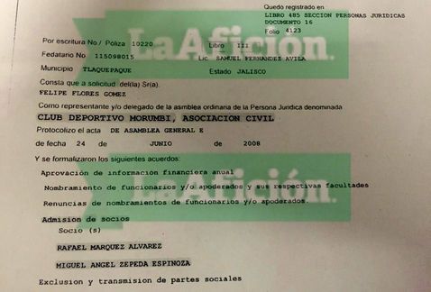 Rafael Márquez y Zepeda, socios en equipo de futbol con Raúl Flores - Milenio-03