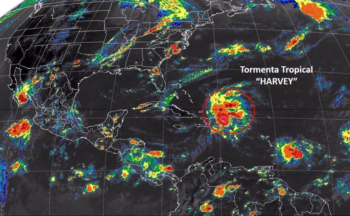 Alerta azul por ‘Harvey’ en Quintana Roo
